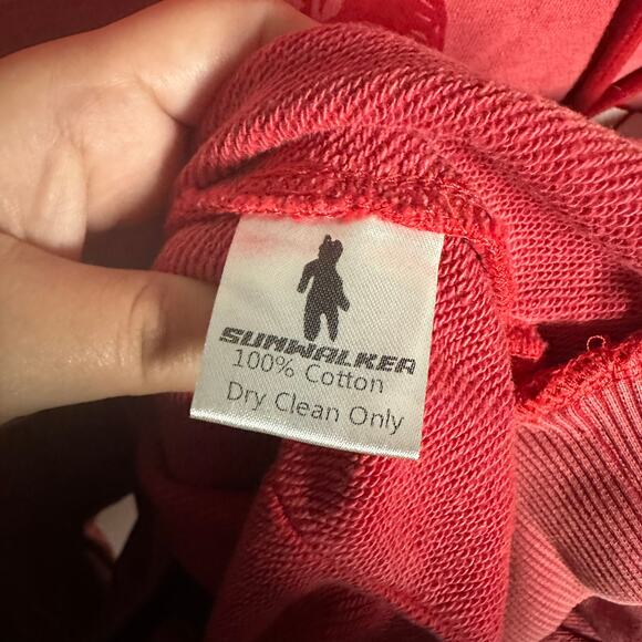 Sunwalker Men's Sun Red Hoodie Sweatshirt Size XXL - Picture 8 of 10